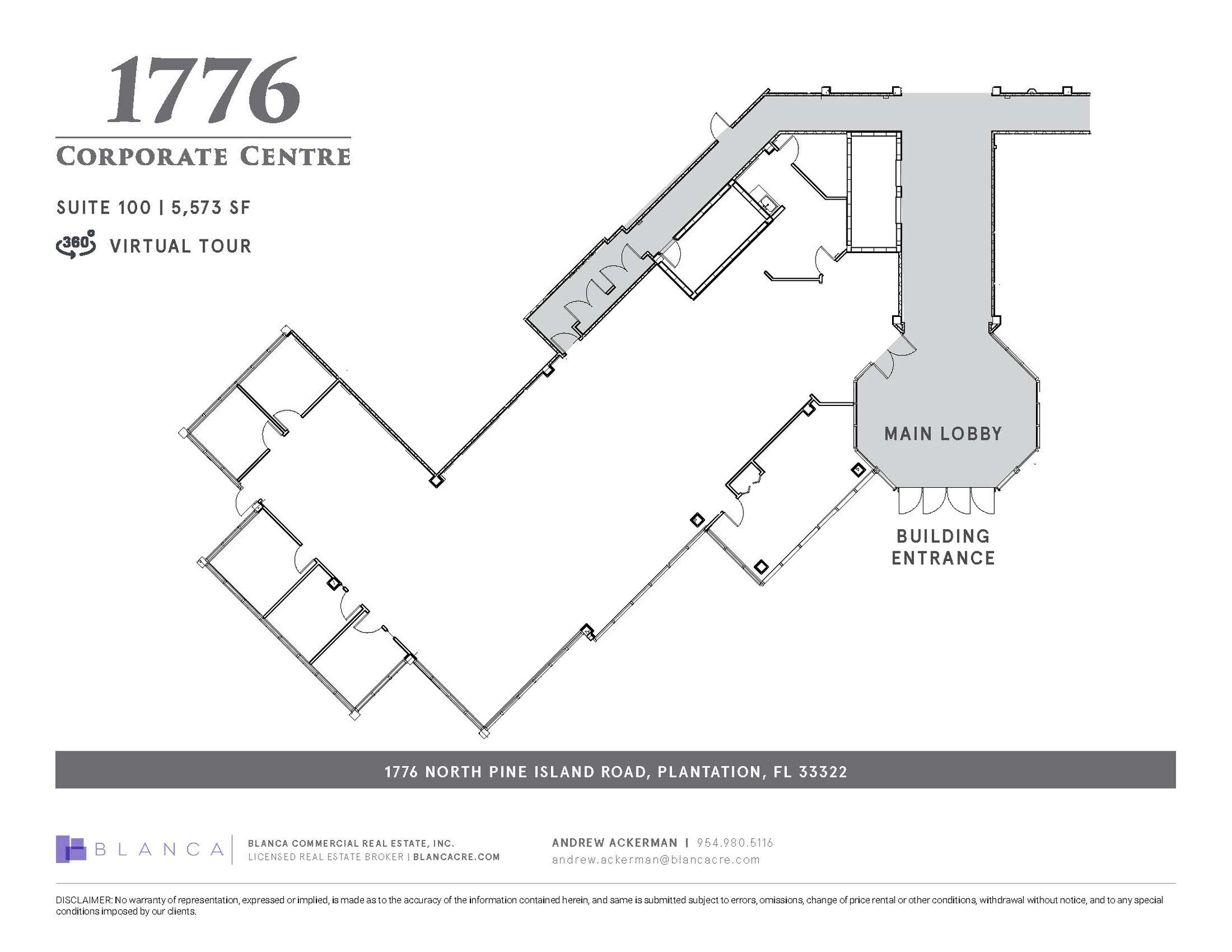 1776 N Pine Island Rd, Plantation, FL à louer Plan d’étage– Image 1 sur 1