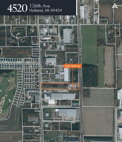 4520 136th Ave, Holland, MI à louer - Aérien – Image 2 sur 3