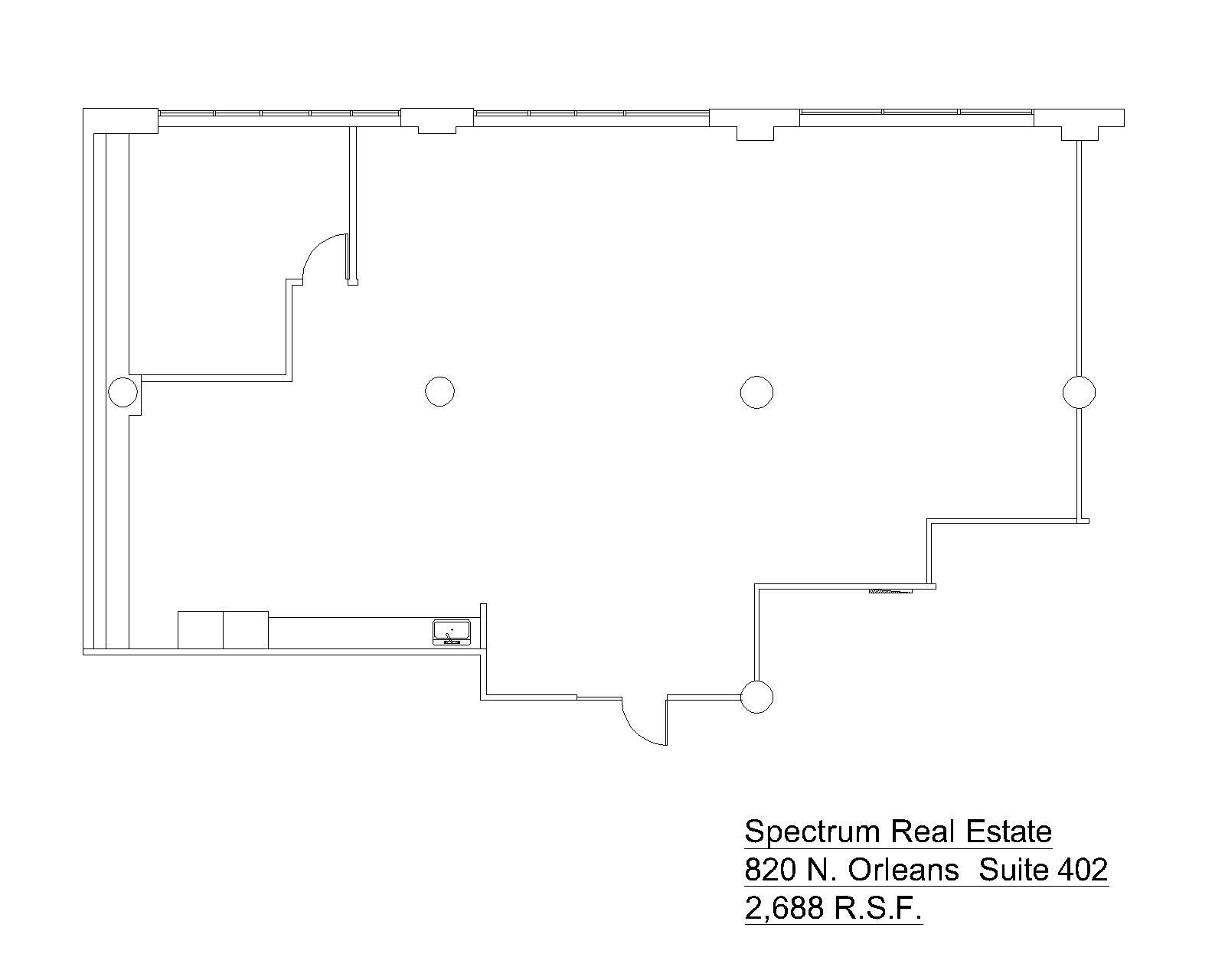 820 N Orleans St, Chicago, IL à louer Plan d’étage– Image 1 sur 1