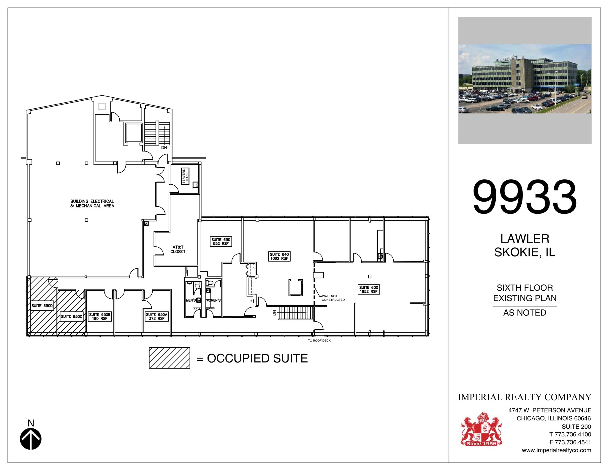 9933 Lawler Ave, Skokie, IL à louer Plan de site– Image 1 sur 1