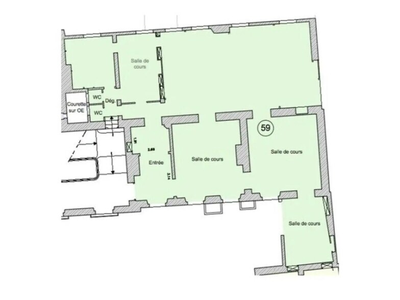 Bureau dans Paris à louer - Plan d’étage – Image 2 sur 11
