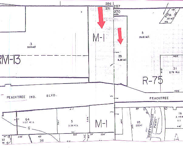 5125 Peachtree Industrial Blvd, Peachtree Corners, GA à louer - Plan cadastral – Image 3 sur 3