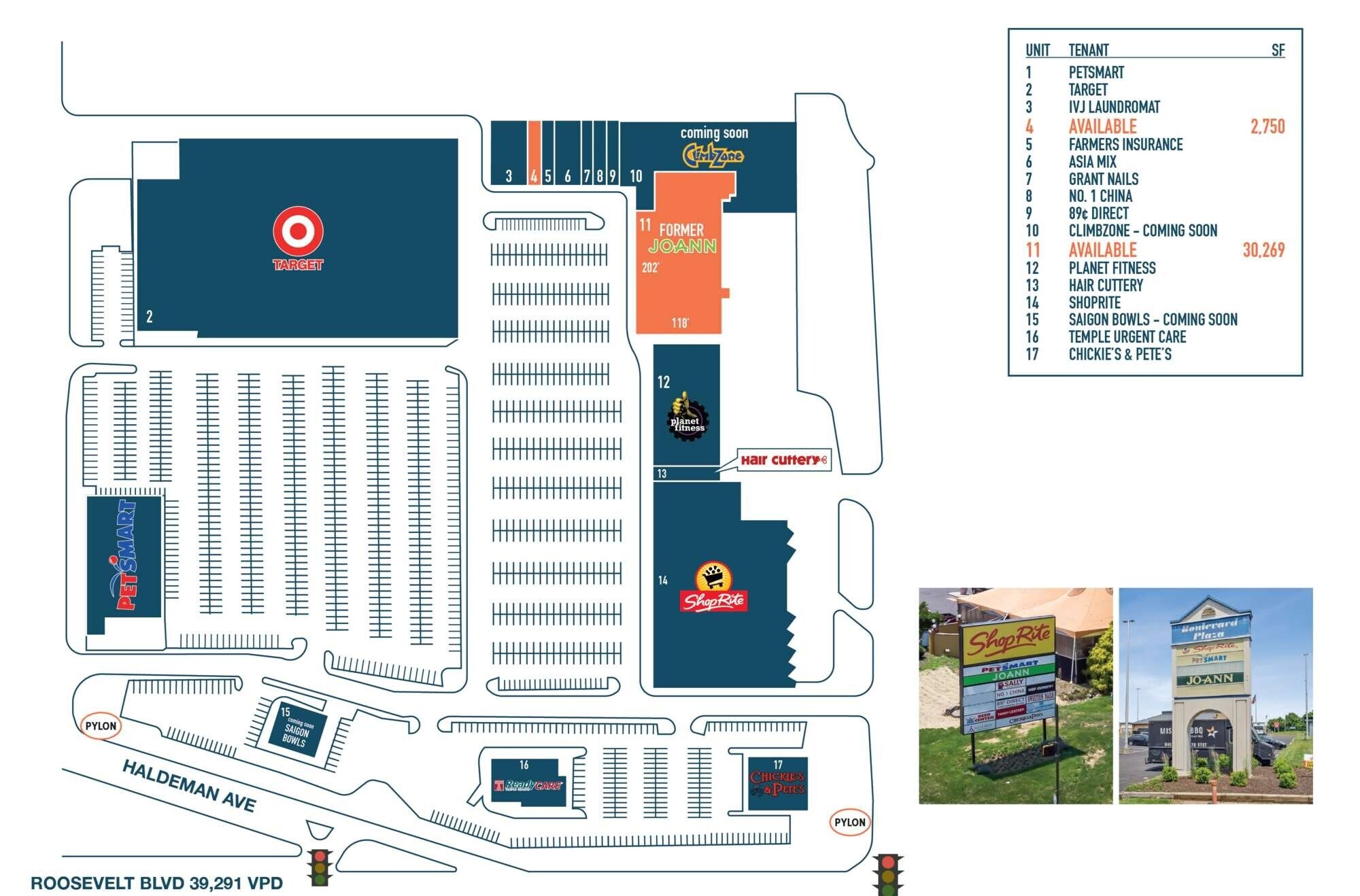 11000 Roosevelt Blvd, Philadelphia, PA à louer Plan de site– Image 1 sur 1