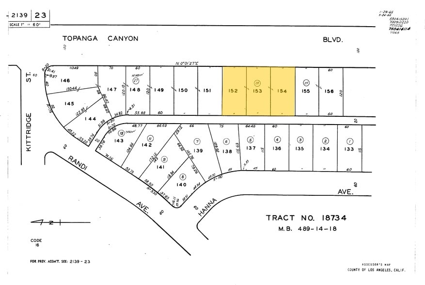 6543-6559 Topanga Canyon Blvd, Woodland Hills, CA à louer - Plan cadastral – Image 3 sur 4