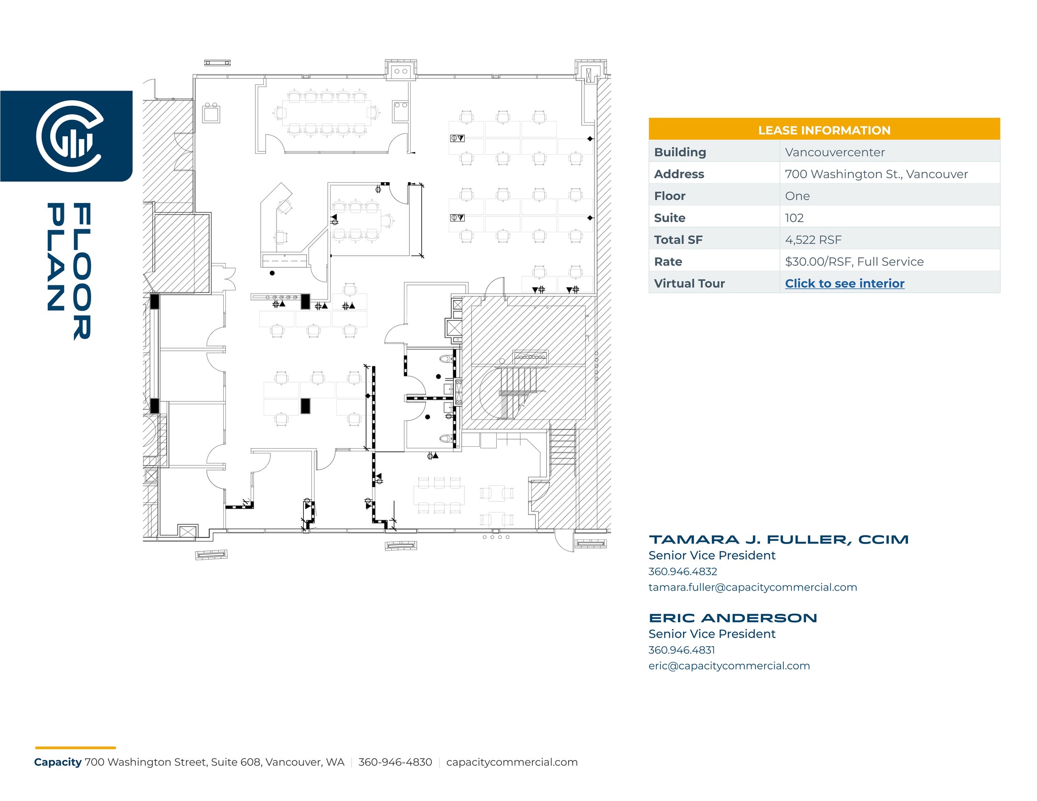 700 Washington St, Vancouver, WA à louer Plan de site– Image 1 sur 1