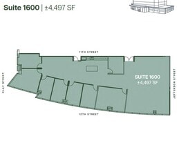 555 12th St, Oakland, CA à louer Plan d’étage– Image 1 sur 3