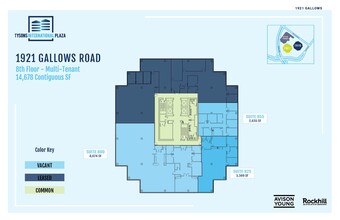 1919-1921 Gallows Rd, Vienna, VA à louer Plan d’étage– Image 1 sur 1