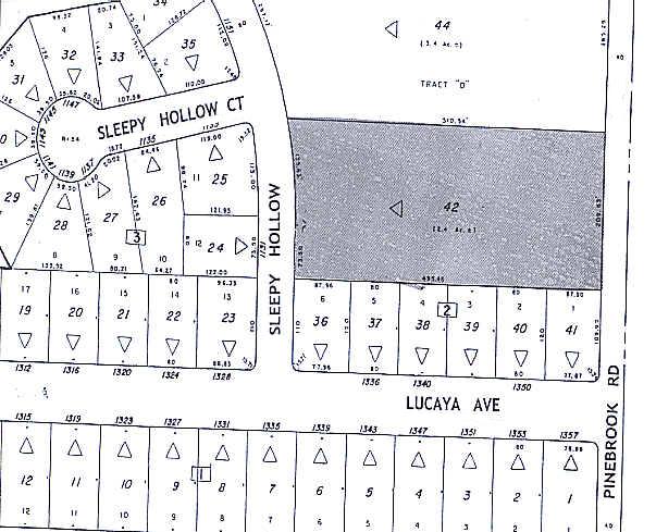 1220 Pinebrook Rd, Venice, FL à vendre Plan cadastral– Image 1 sur 2