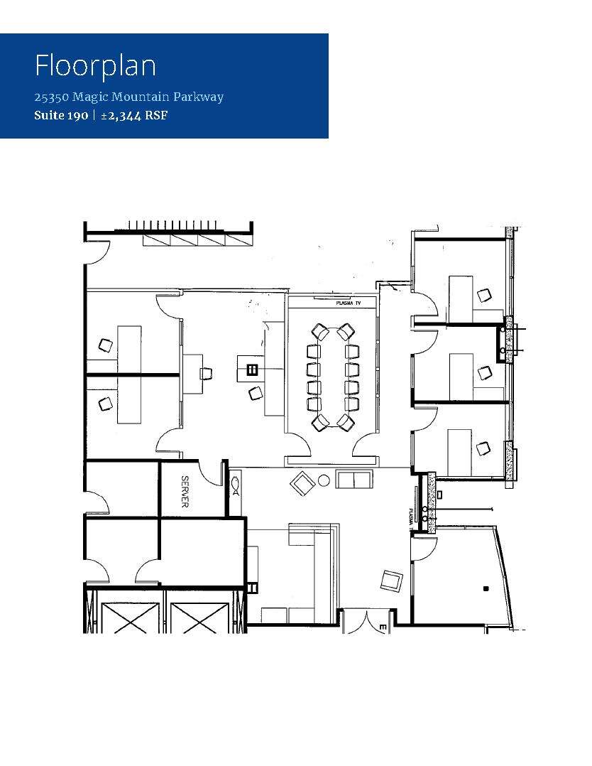 25360 Magic Mountain Pkwy, Santa Clarita, CA à louer Plan d’étage– Image 1 sur 1