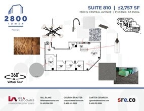 2800 N Central Ave, Phoenix, AZ à louer Plan d’étage– Image 2 sur 2