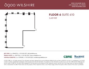 5900 Wilshire Blvd, Los Angeles, CA à louer Plan d’étage– Image 1 sur 1