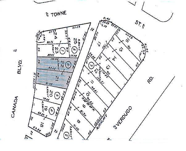 1528 Canada Blvd, Glendale, CA à louer - Plan cadastral – Image 2 sur 11