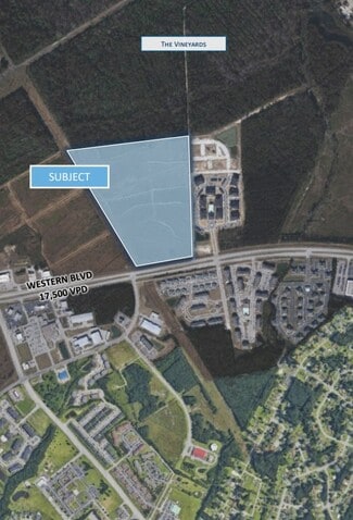 Plus de détails pour 6800 Western Blvd, Jacksonville, NC - Terrain à vendre
