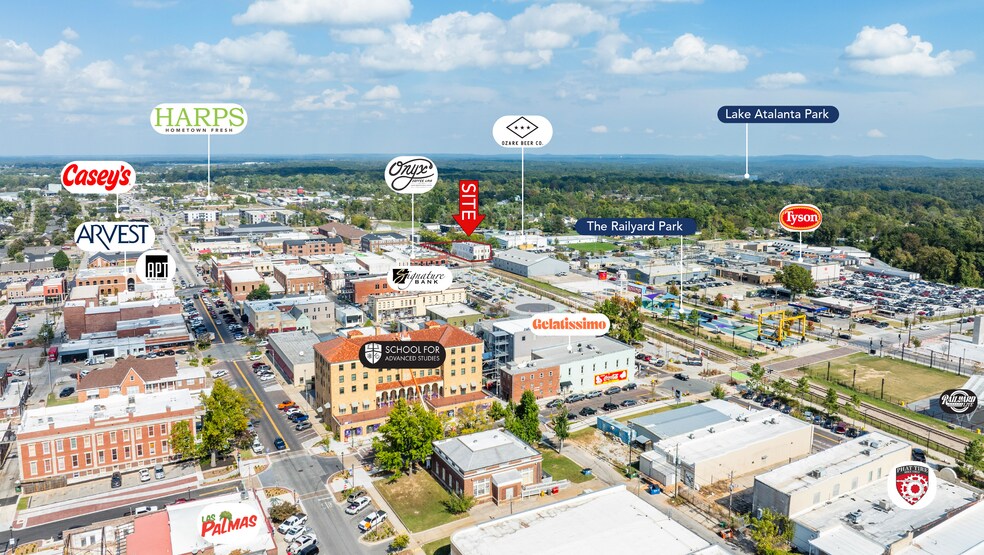 119 E Walnut St, Rogers, AR à vendre - Photo de l’immeuble – Image 3 sur 5