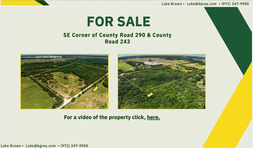 County Road 290, Collinsville, TX à vendre - Photo de l’immeuble – Image 2 sur 3