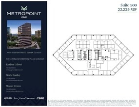 4600 S Ulster St, Denver, CO à louer Plan d’étage– Image 1 sur 1