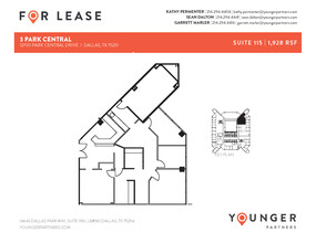 12700 Park Central Dr, Dallas, TX à louer Plan d’étage– Image 1 sur 2