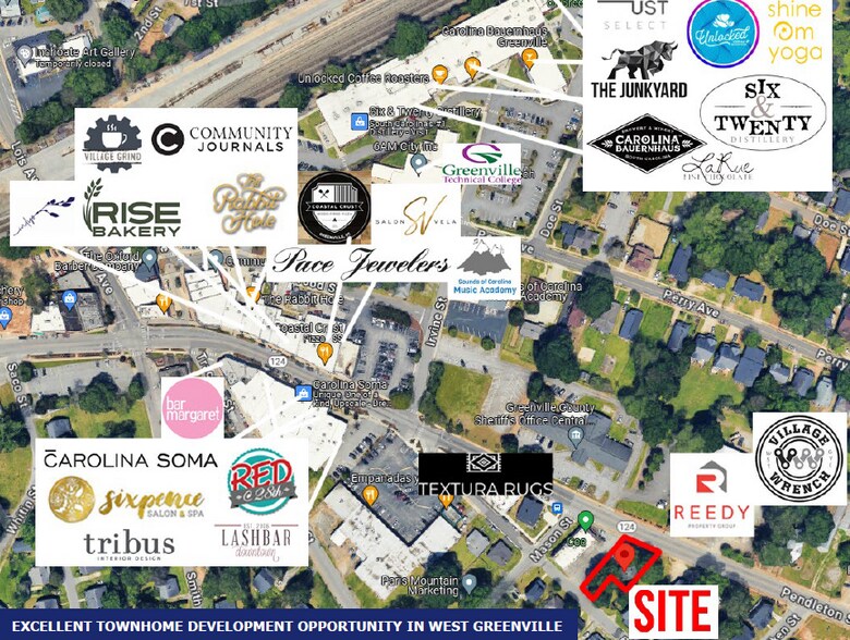 1187 Pendleton St, Greenville, SC à vendre - Photo principale – Image 1 sur 3