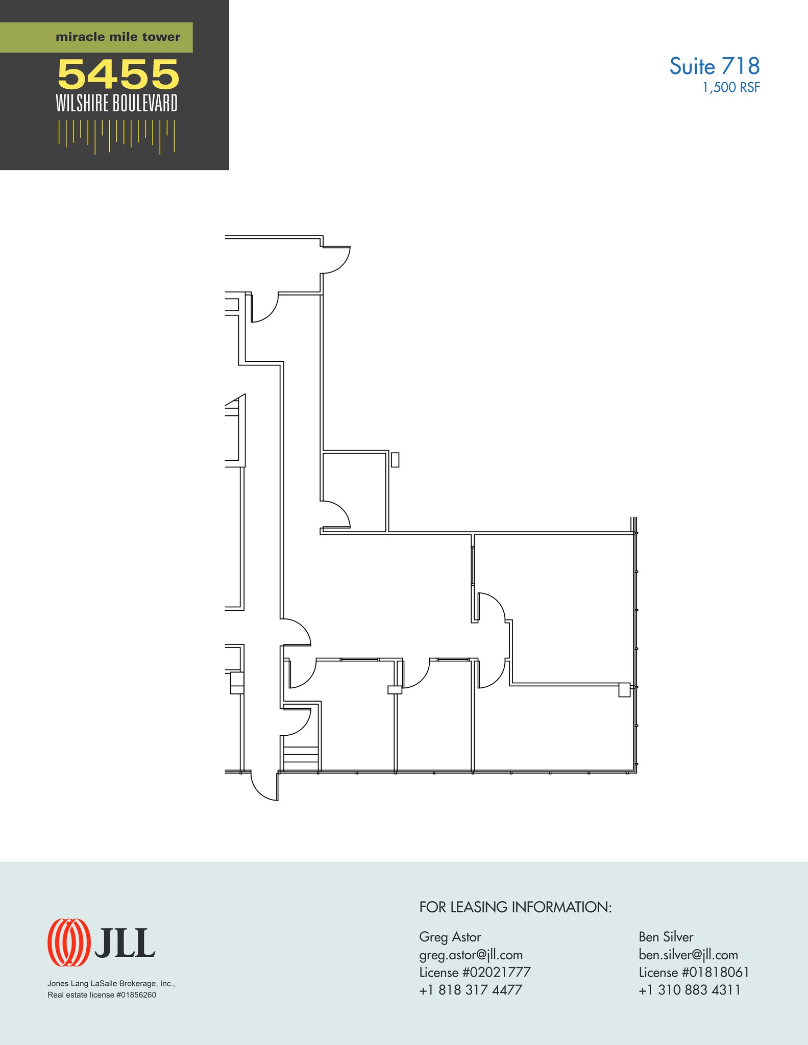 5455 Wilshire Blvd, Los Angeles, CA à louer Plan de site– Image 1 sur 1