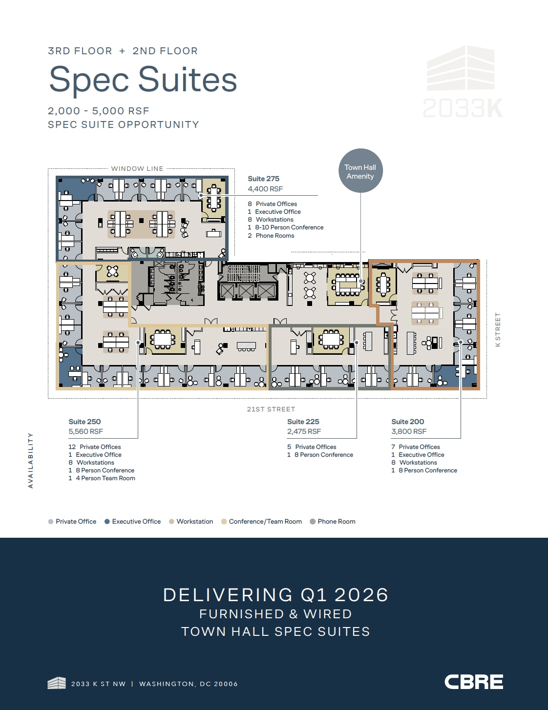 2033 K St NW, Washington, DC à louer Photo intérieure– Image 1 sur 1