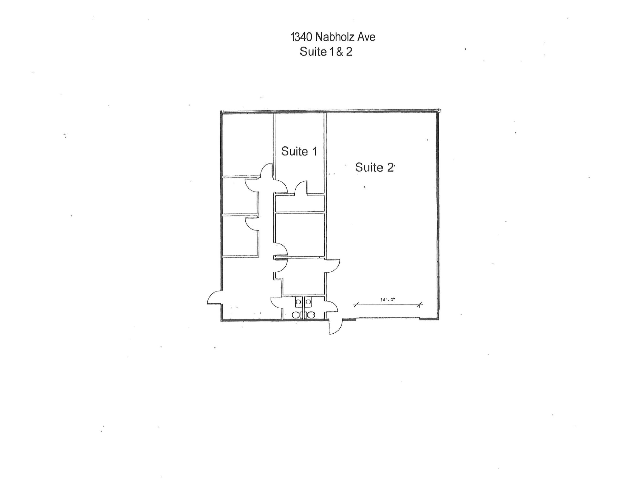 1340 Nabholz Ave, Conway, AR à louer Plan d’étage– Image 1 sur 1
