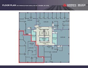 5417 Pinnacle Point Dr, Rogers, AR à louer Plan d’étage– Image 1 sur 1