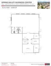 4440-4460 Spring Valley Rd, Dallas, TX à louer Plan d’étage– Image 1 sur 1