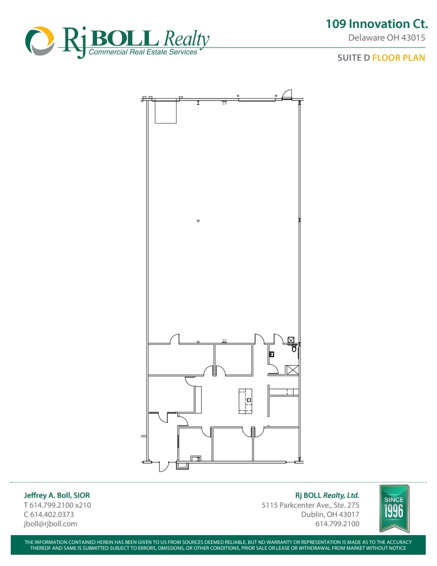 109 Innovation Ct, Delaware, OH à louer Plan d’étage– Image 1 sur 1