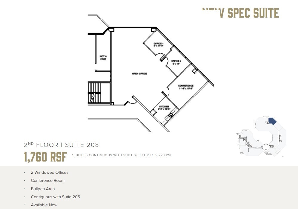 20750 Ventura Blvd, Woodland Hills, CA à louer Plan d’étage– Image 1 sur 6