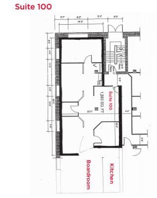 10722 103rd Ave, Edmonton, AB à louer Plan d’étage– Image 1 sur 1