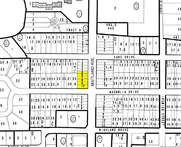 320 Maitland Ave, Altamonte Springs, FL à louer - Plan cadastral – Image 2 sur 25