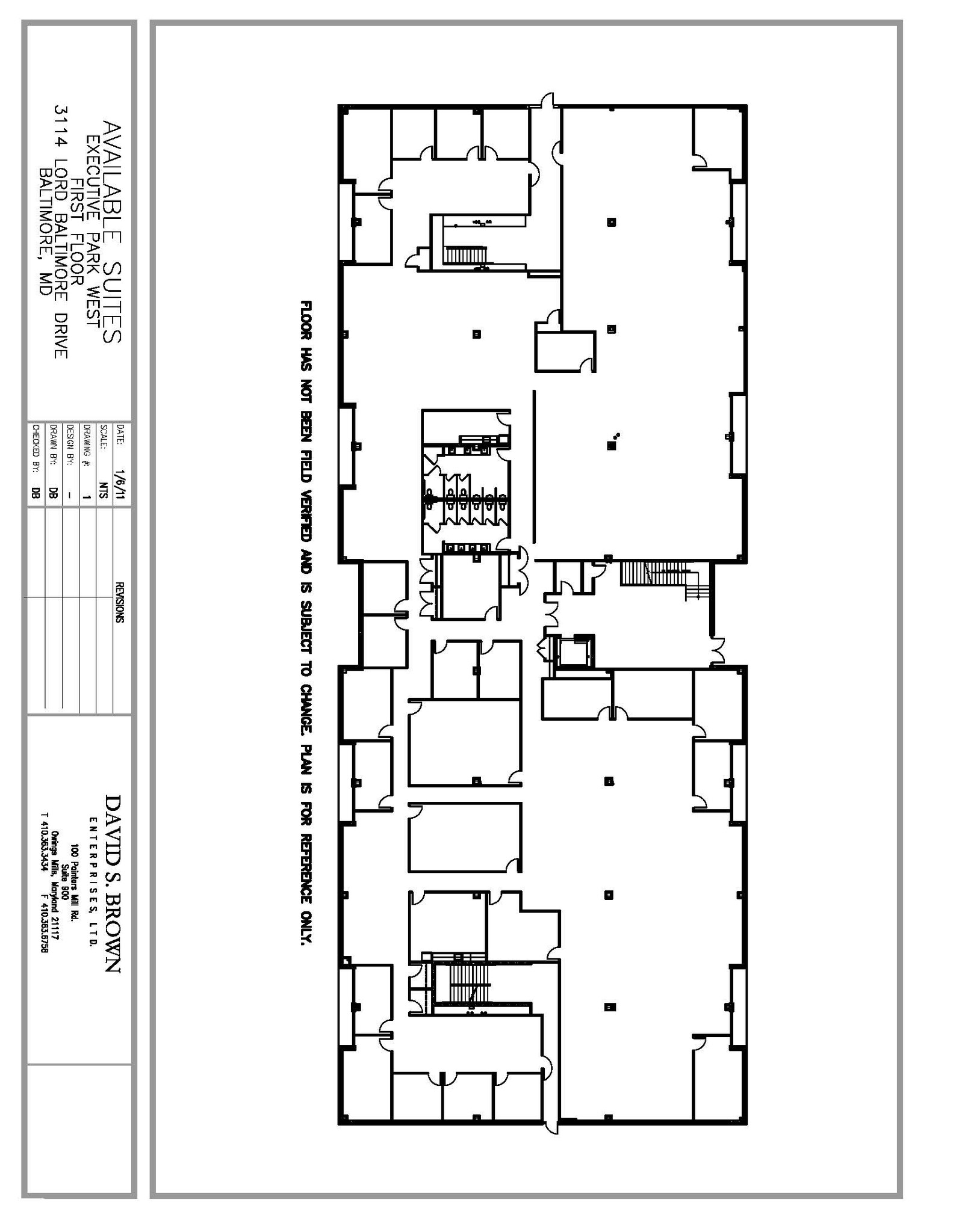 3100 Lord Baltimore Dr, Windsor Mill, MD à louer Plan d’étage– Image 1 sur 1