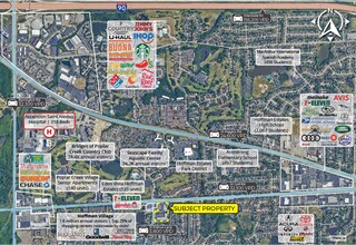 1801-1861 W Golf Rd, Schaumburg, IL - Vue aérienne  vue de carte - Image1