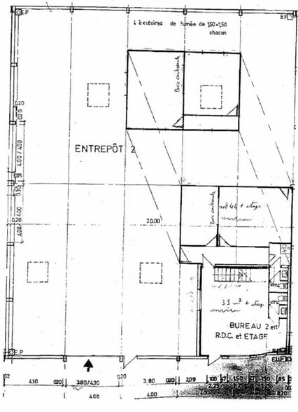 Bureau dans Décines-Charpieu à louer - Plan d’étage – Image 1 sur 6