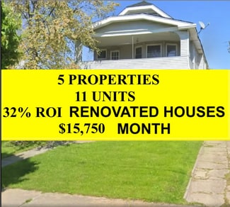 Plus de détails pour Cleveland Multi Family Portfolio – à vendre, Cleveland, OH