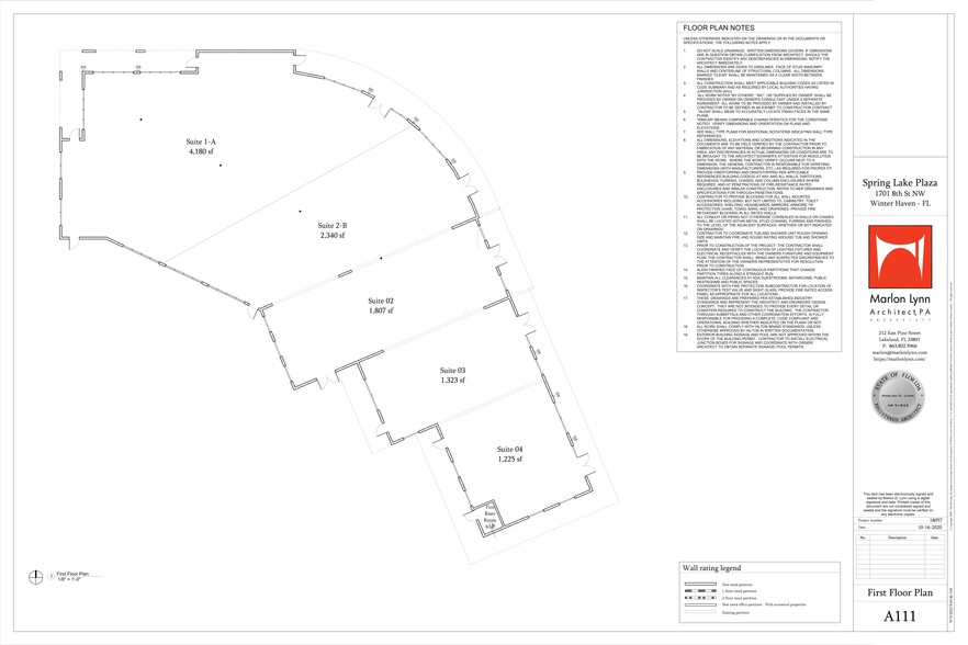 1701 8th Street NW, Winter Haven, FL à louer - Plan de site – Image 1 sur 4