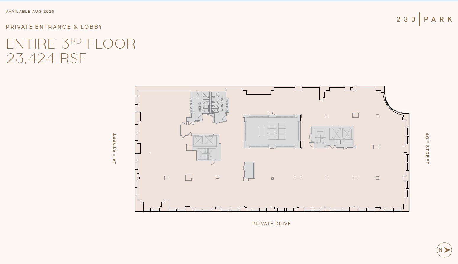 230 Park Ave, New York, NY à louer Plan d’étage– Image 1 sur 6