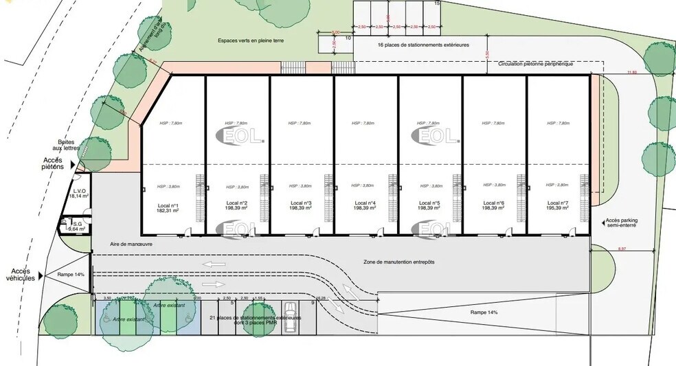 Local d'activités dans Port-de-Bouc à vendre - Plan d’étage – Image 3 sur 4