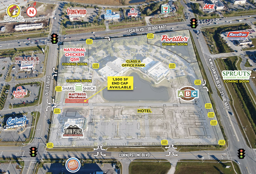 1501 Outlet Blvd, Daytona Beach, FL à louer - Plan de site – Image 2 sur 2