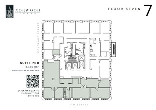 114 W 7th St, Austin, TX à louer Plan d’étage– Image 1 sur 1