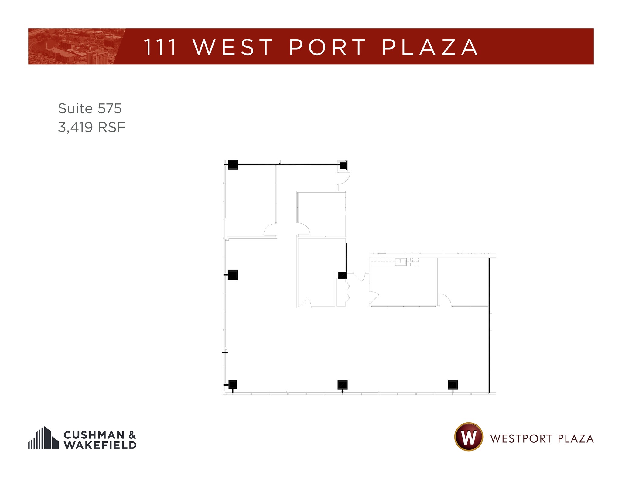 102 Westport Plaza Dr, Saint Louis, MO à louer Plan de site– Image 1 sur 1