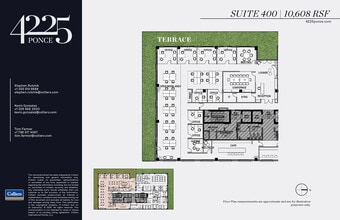 4225 Ponce de Leon Blvd, Coral Gables, FL à louer Plan d’étage– Image 1 sur 3