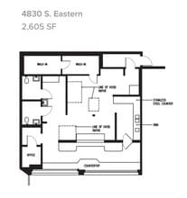 6001-6049 Slauson Ave, Commerce, CA à louer Plan d’étage– Image 1 sur 4