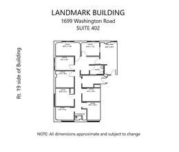 1699 Washington Rd, Pittsburgh, PA à louer Plan d’étage– Image 1 sur 1