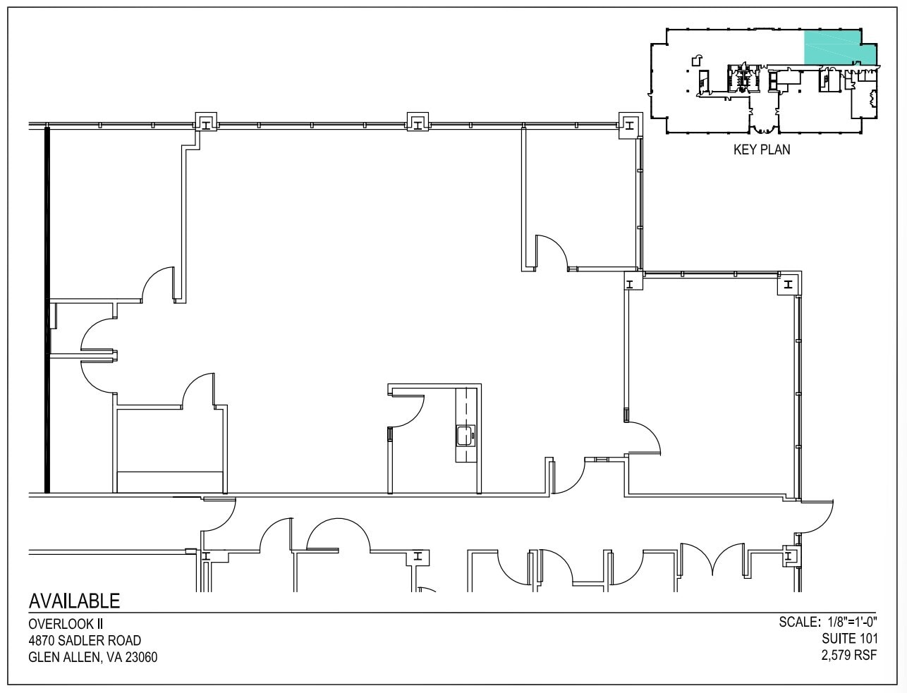 4880 Sadler Rd, Glen Allen, VA à louer Plan d’étage– Image 1 sur 1