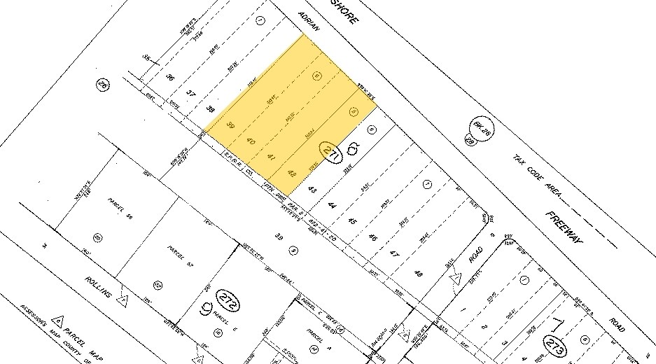 1561-1565 Adrian Rd, Burlingame, CA à louer - Plan cadastral – Image 2 sur 8