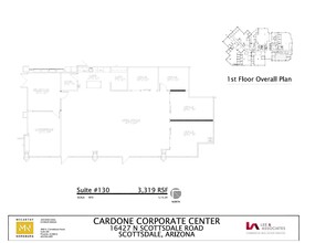 16427 N Scottsdale, Scottsdale, AZ à louer Plan d’étage– Image 1 sur 1