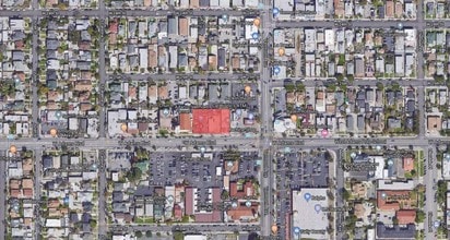 1421-1439 W Adams Blvd, Los Angeles, CA - Vue aérienne vue de carte - Image1