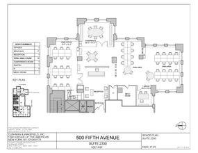 500 Fifth Ave, New York, NY à louer Plan d’étage– Image 1 sur 2
