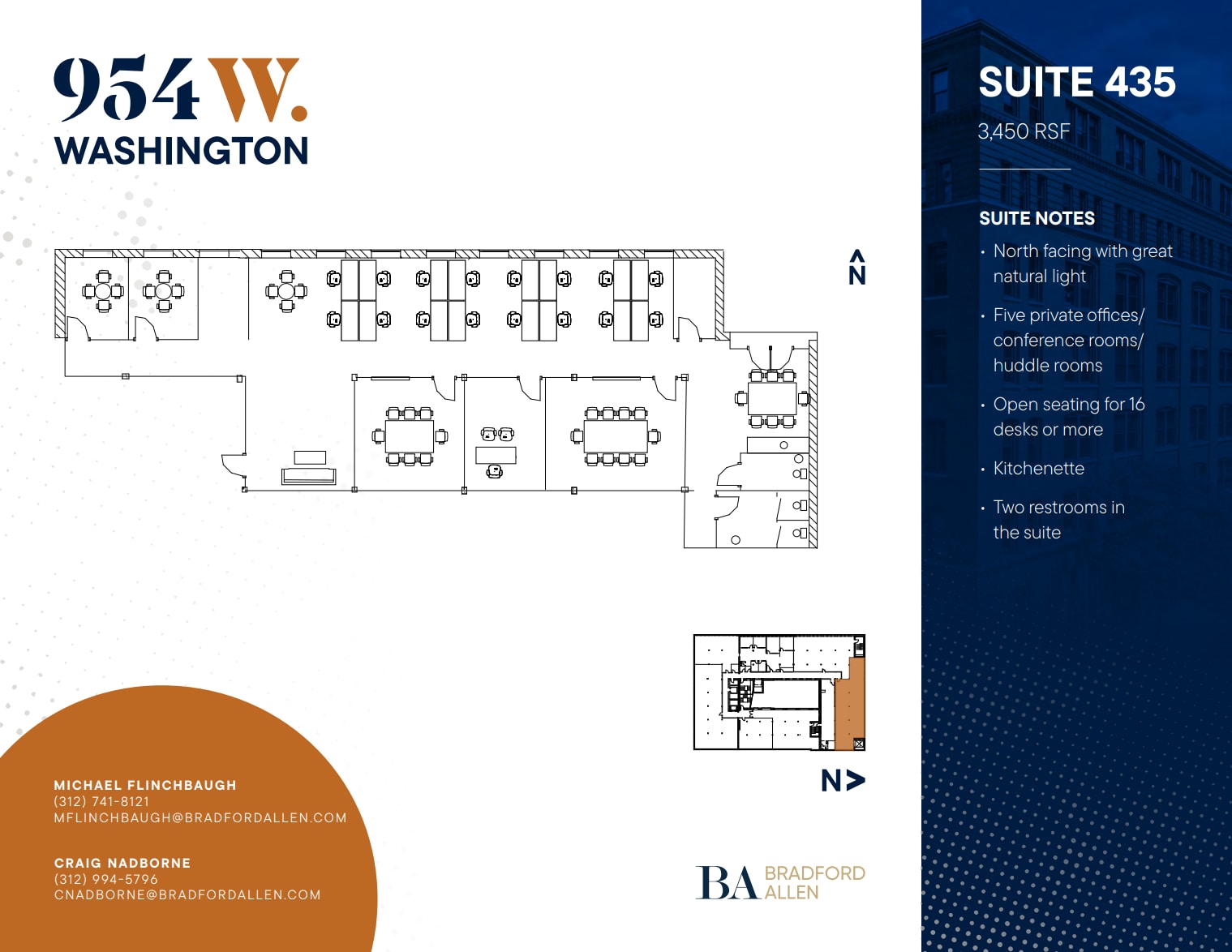 954 W Washington Blvd, Chicago, IL à louer Plan d’étage– Image 1 sur 1